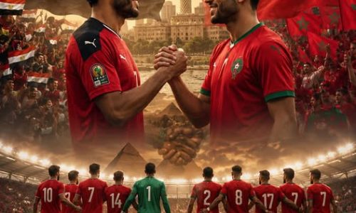 طلب المغرب بإقامة مباراة ودية بين مصر و المغرب في القاهرة.