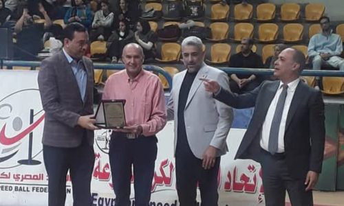 تكريم حكام دوليين بعد الاعتزال الكابتن “مصطفى عبد العاطى” والكابتن” هند السنى” وتكريم بعض حكام صاعدين لكرة السرعة
