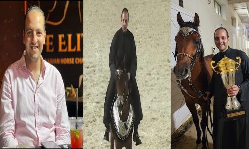 الرابح هو الفارس “سيف رابح الدالي” يفوز بشوط الخيول المسجلة فوق السن لـ بطولة فرسان مصر لأدب الخيل