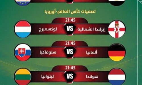 أهم مباريات اليوم.